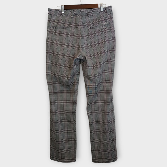 Travis Mathew Pants Mens 32 Plaid Casual Golf Leisure Performance Active Slacks - Picture 2 of 7